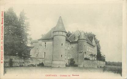 CPA FRANCE 01 "Certines, Chateau de Genoux"