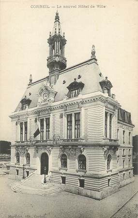 CPA FRANCE 91 " Corbeil, Le nouvel Hôtel de Ville"