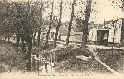 CPA FRANCE 91 " Savigny sur Orge, Rue des Prés St Martin"