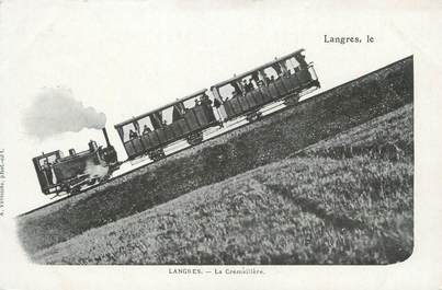 CPA FRANCE 52 " Langres, La crémaillère"