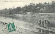 42 Loire CPA FRANCE 42 " Veauche, Les bords de la Loire, le bac ''