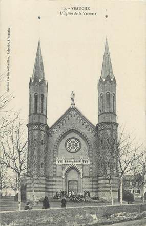 CPA FRANCE 42 " Veauche, L'église de la Verrerie"