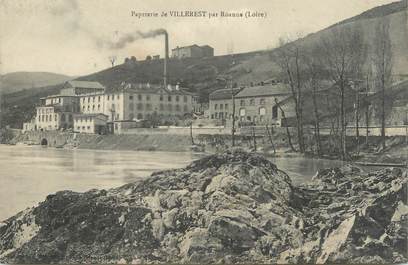 CPA FRANCE 42 " Villerest, Papeterie"