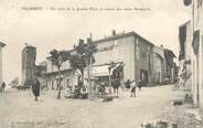 42 Loire CPA FRANCE 42 " Villerest, Un coin de la grande place et ruines des vieux remparts"