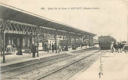 CPA FRANCE 43 " Arvant, Quai de la gare"