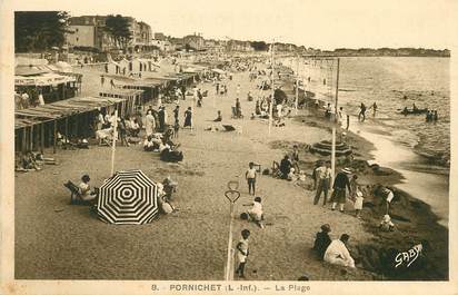 / CPA FRANCE 44 "Pornichet, la plage"