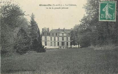 CPA FRANCE 91 "Gironville, le chateau vu de la grande pelouse"