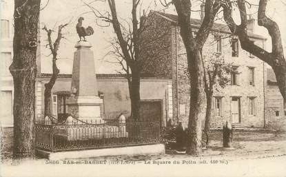 CPA FRANCE 43 " Bas en Basset, Le Square du Poilu"