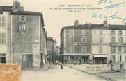 43 Haute Loire CPA FRANCE 43 " Brioude, La Rue de Lorraine et la Place de la Liberté"