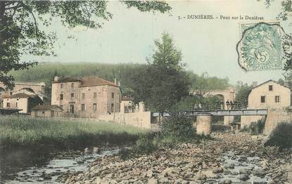CPA FRANCE 43 " Dunières, Pont sur la Dunières"