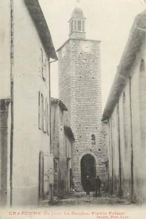 CPA FRANCE 43 " Craponne, Le donjon , Vieille prison"