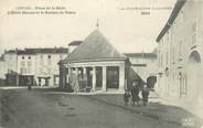 43 Haute Loire CPA FRANCE 43 "Lempdes, Place de la Halle"