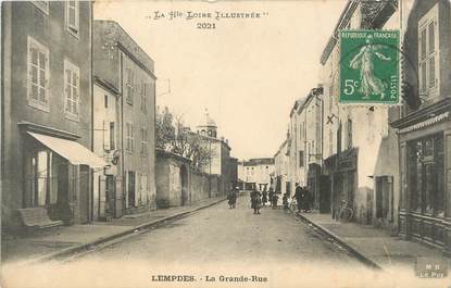 CPA FRANCE 43 "Lempdes, La grande rue"