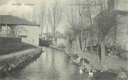 CPA FRANCE 43 "Lempdes, Le Canal"