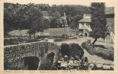 CPA FRANCE 43 "Loudès, Le Lavoir et le Moulin Rochely"