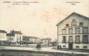 43 Haute Loire CPA FRANCE 43 "Loudès, La place de l'église et les hôtels"