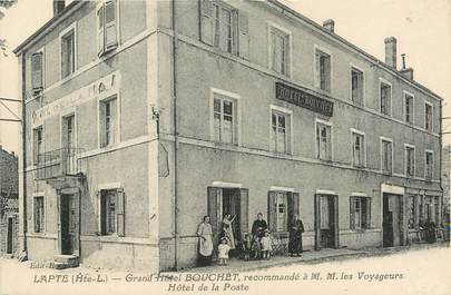 CPA FRANCE 43 " Lapte, Le Grand Hôtel Bouchet, Hôtel de la Poste"