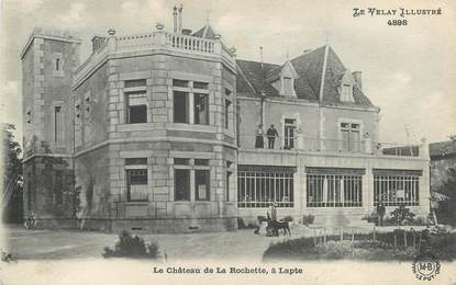 CPA FRANCE 43 "Lapte, Le Château de La Rochette"