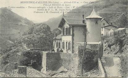 CPA FRANCE 43 "Monistrol d'Allier, La Villa Denise"