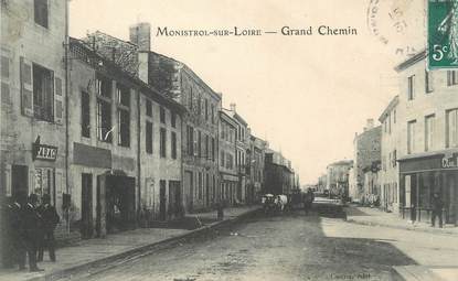 CPA FRANCE 43 "Monistrol sur Loire, Le Grand Chemin"