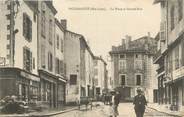 43 Haute Loire CPA FRANCE 43 " Paulhaguet, La Place et Grande Rue"