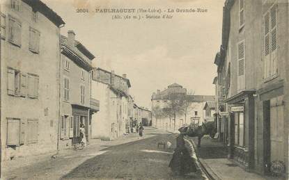 CPA FRANCE 43 " Paulhaguet, La Grande Rue"