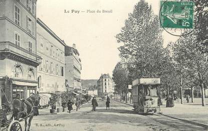 CPA FRANCE 43 " Le Puy en Velay, La Place du Breuil"