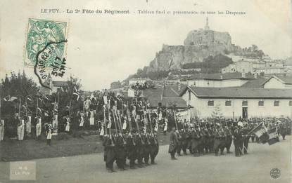 CPA FRANCE 43 " Le Puy en Velay, La 2ème fête du régiment "