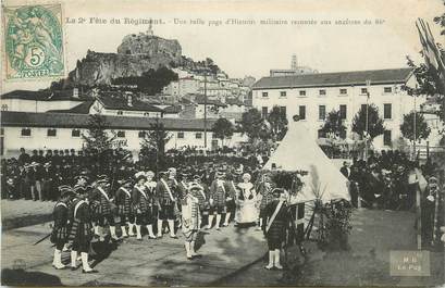 CPA FRANCE 43 " Le Puy en Velay, La 2ème fête du régiment "