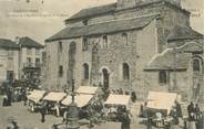 43 Haute Loire CPA FRANCE 43 " Retournac, La Place de l'Eglise et la sortie de messe"