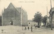 43 Haute Loire CPA FRANCE 43 " La Séauve , Eglise et Place de l'Eglise"