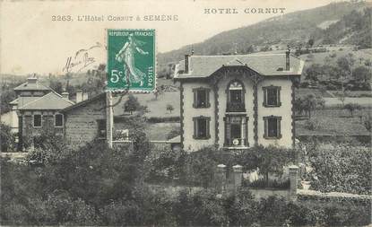 CPA FRANCE 43 " Semène, Hôtel Cornut"