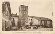 43 Haute Loire CPA FRANCE 43 " St Romain Lachalm, La Place de l'Eglise"