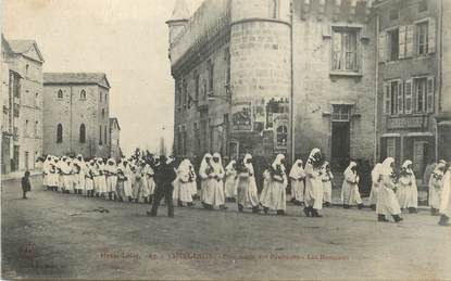 CPA FRANCE 43 " Yssingeaux, Procession des Pénitents, Les Rameaux"