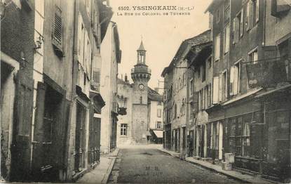CPA FRANCE 43 " Yssingeaux, La Rue du Colonel de Turenne"