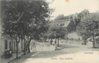 CPA FRANCE 83 " Bormes les Mimosas, Place Gambetta"