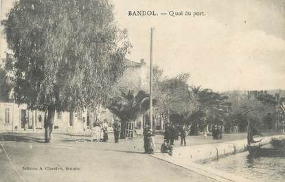 CPA FRANCE 83 " Bandol, Quai du port"