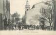 CPA FRANCE 83 " Carnoules, Place de l'Eglise" / CACHET MILITAIRE