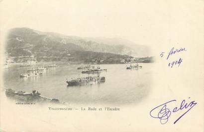 / CPA FRANCE 06 "Villefranche la rade et l'Escadre"