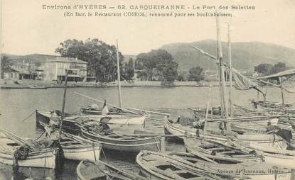 CPA FRANCE 83 " Carqueiranne, Le port des Salettes"