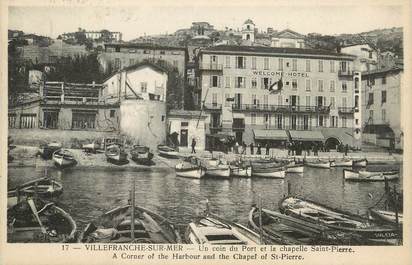 / CPA FRANCE 06 "Villefranche sur Mer, un coin du port et la chapelle Saint Pierre"