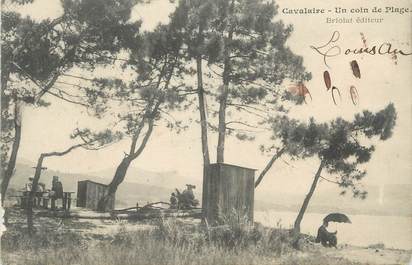 CPA FRANCE 83 " Cavalaire, Un coin de plage"