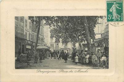 CPA FRANCE 83 " Draguignan, Place du Marché"