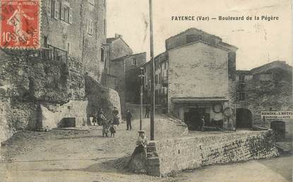 CPA FRANCE 83 " Fayence, Boulevard de la Pégère"