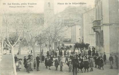 CPA FRANCE 83 " La Garde, Place de la République"