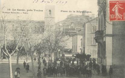 CPA FRANCE 83 " La Garde, Place de la République"