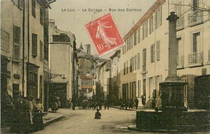 CPA FRANCE 83 "Le Luc, Le Collège Rue des Carmes"
