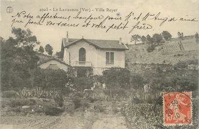 CPA FRANCE 83 "Le Lavandou, La Villa Reyer"