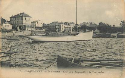 CPA FRANCE 83 "Ile de Porquerolles, Le cormoran"