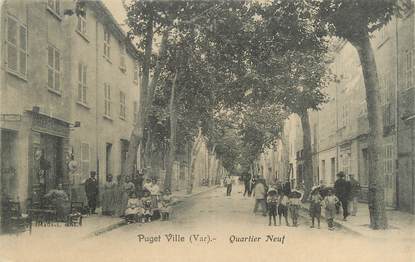 CPA FRANCE 83 "Puget Ville, Quartier Neuf"